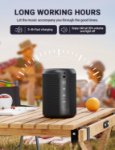 bluetooth 5.4 wireless speaker black