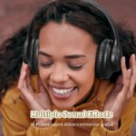 Picture of Bluetooth Over Ear Headphones 65 Hours Playtime Wireless Headset with Mic UK