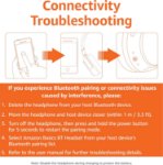 Over ear Bluetooth headphones side view