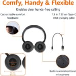 Wireless headphones with adjustable headband