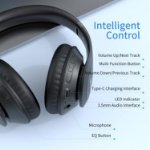 Foldable headphones for travel and office