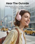 Comfortable over ear headphones with soft padding