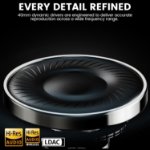 Wireless Bluetooth headphones with Hi-Res audio support