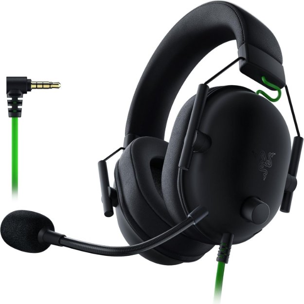 Black esports wired gaming headset over ear