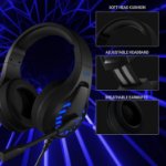 Over ear headset for console gaming