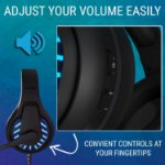 Comfortable gaming headset with breathable ear pads