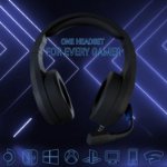 Gaming headset with noise cancelling microphone