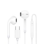 usb c wired earphones with microphone