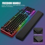 Picture of RGB Gaming Keyboard and Mouse Combo Wired UK Layout Ergonomic Backlit Set