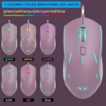 Picture of RGB Gaming Keyboard and Mouse Combo Blackcurrant Wired 104 Keys LED Set