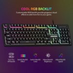 Picture of RGB Gaming Keyboard and Mouse Combo Wired 104 Keys Anti-Ghosting Set