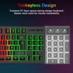 Picture of RGB Gaming Keyboard Mouse Combo 75% Compact Wired UK Layout Set