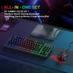 Picture of RGB Gaming Keyboard Mouse Combo 75% Compact Wired UK Layout Set