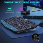 Picture of RGB Gaming Keyboard Mouse Combo 114 Keys UK Layout Backlit with Mouse Pad