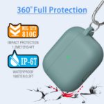 shockproof earbud case with lanyard