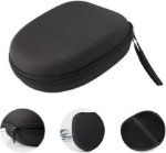 headphone case with mesh pocket and strap