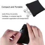 compact earphone case for cables and accessories