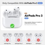 airpods pro 3 case with carabiner keychain
