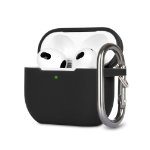Picture of AirPods 3rd Generation Silicone Case Cover with Carabiner – Shockproof Protective Skin (LED Visible)