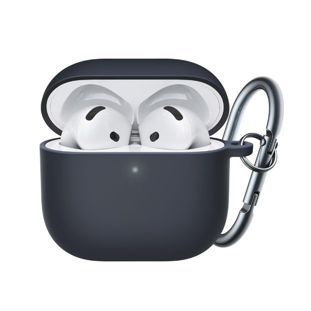 black silicone airpods 4th generation protective case