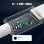 Picture of USB C to Lightning Cable 1M For iPhone | Fast Charger Cable USB-C Power Delivery Charging Cord For iPhone, iPad and Other