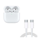 Picture of AirPods (4th Generation) – Wireless with Active Noise Cancellation, Adaptive Audio, H2 Chip, and USB-C Charging Case (Refurbished)