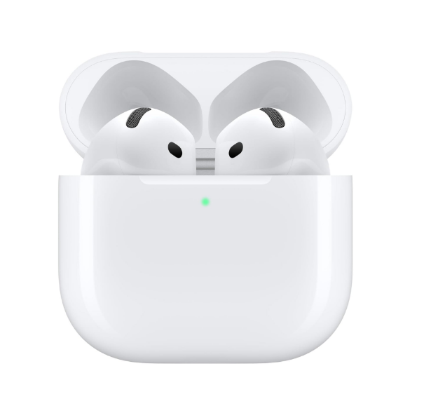Picture of AirPods (4th Generation) – Wireless with Active Noise Cancellation, Adaptive Audio, H2 Chip, and USB-C Charging Case (Refurbished)