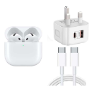 Picture of AirPods (4th Generation) – Wireless with Active Noise Cancellation, Adaptive Audio, H2 Chip, and USB-C Charging Case (Refurbished)