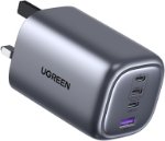 Picture of UGREEN 100W USB-C 4-Port Fast Charger Plug – PD 3.0 Laptop & Phone Charger Compatible with MacBook, iPhone 17/16/15, Samsung Galaxy, iPad