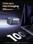 Picture of UGREEN 100W USB-C 4-Port Fast Charger Plug – PD 3.0 Laptop & Phone Charger Compatible with MacBook, iPhone 17/16/15, Samsung Galaxy, iPad