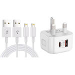 Picture of 2Pack 1.8M iPhone Charger Cable [Apple MFi Certified] Lightning to USB Cable Lead 6 Foot, 2.4A Fast Charging Cable for iPhone 14 13 12 11 Pro Max XS XR X 8 7 6 Plus 5, iPad and iPod