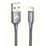 Picture of Aioneus iPhone Charger Cable 2M, MFi Certified Lightning Cable Fast Charging iPhone Charger Nylon USB iphone Charging Cable Lead for iPhone 14 13 12 11 Pro Max XS XR X 8 7 6 Plus 5 SE,iPad