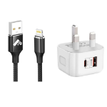 Picture of Aioneus iPhone Charger Cable 2M, MFi Certified Lightning Cable Fast Charging iPhone Charger Nylon USB iphone Charging Cable Lead for iPhone 14 13 12 11 Pro Max XS XR X 8 7 6 Plus 5 SE,iPad