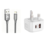 Picture of Aioneus iPhone Charger Cable 2M, MFi Certified Lightning Cable Fast Charging iPhone Charger Nylon USB iphone Charging Cable Lead for iPhone 14 13 12 11 Pro Max XS XR X 8 7 6 Plus 5 SE,iPad