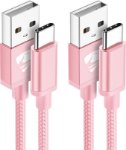 Picture of USB C Charger Cable 3M 2Pack Type C Charger Fast Charging 3A Lead Nylon Braided for Samsung Galaxy S22 S21 S20 S10 S9 S8 A12 A20e A21s A40 A51 A70,Huawei P30 P20,Google Pixel,Xiaomi,Sony Xperia,Switch