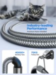 Picture of USB C Charger Cable 3M 2Pack Type C Charger Fast Charging 3A Lead Nylon Braided for Samsung Galaxy S22 S21 S20 S10 S9 S8 A12 A20e A21s A40 A51 A70,Huawei P30 P20,Google Pixel,Xiaomi,Sony Xperia,Switch