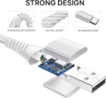 Picture of USB C Charger Cable [2Pack/1M] Type C Charger Cable Fast Charging Lead Yosou Phone USB C Charge Cable for Samsung Galaxy S21 S20 fe S22 A12 A13 A33 A53 S10 S9 S8,PS5,Mackbook,iPad Pro/Air 4,OPPO,Pixel