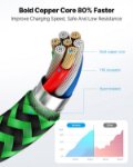 Picture of 3Pack 2M iPhone Charger Cable, Long iPhone Charging Cable MFi Certified Lightning Cable Fast Charging Cord Braided i Phone Charger Lead USB Cord for Phone 14 13 12 11 Pro Max XS XR 8 7 6 SE, iPad