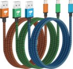 Picture of 3Pack 2M iPhone Charger Cable, Long iPhone Charging Cable MFi Certified Lightning Cable Fast Charging Cord Braided i Phone Charger Lead USB Cord for Phone 14 13 12 11 Pro Max XS XR 8 7 6 SE, iPad