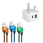 Picture of 3Pack 2M iPhone Charger Cable, Long iPhone Charging Cable MFi Certified Lightning Cable Fast Charging Cord Braided i Phone Charger Lead USB Cord for Phone 14 13 12 11 Pro Max XS XR 8 7 6 SE, iPad