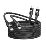 Picture of USB C to USB C Cable Fast Charging 2M 60W Type C to Type C Cable C to C Charger Lead for iPhone 15 Pro Max Plus MacBook Air/Pro iPad Pro/Air Samsung Galaxy S23/S22/S21 Google Pixel 8/7 Switch