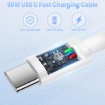 Picture of Ofuca 2Pack 1M USBC to USBC Cable,USB C Charger Cable 60W Braided Type C Charger Fast Charging for iPhone 17 Pro/17/16/16 Pro/15/15 Plus/15 Pro/15 Pro Max,iPad Pro/Air/Mini,MacBook and More