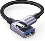 Picture of UGREEN USB C to USB Adaptor,10Gbps Aluminum USB C Adapter OTG Cable,Type C Male to USB 3.2 Female Transfer Compatible with MacBook/iPad Air/Pro 2022 Galaxy S22 Dell XPS and more Type C Devices(Grey)
