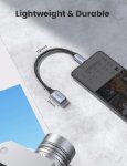 Picture of UGREEN USB C to USB Adaptor,10Gbps Aluminum USB C Adapter OTG Cable,Type C Male to USB 3.2 Female Transfer Compatible with MacBook/iPad Air/Pro 2022 Galaxy S22 Dell XPS and more Type C Devices(Grey)