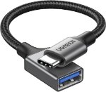 Picture of UGREEN USB C to USB Adaptor,10Gbps Aluminum USB C Adapter OTG Cable,Type C Male to USB 3.2 Female Transfer Compatible with MacBook/iPad Air/Pro 2022 Galaxy S22 Dell XPS and more Type C Devices(Grey)