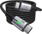 Picture of INIU USB C Cable, [2m] 100W Fast Charging USB C to USB C cable, Nylon Braided Phone Charger Type C Data Cord for iPhone 17 16 Pro Max, MacBook, iPad Air, Samsung S25 S24 Ultra, Google Pixel 9, Xiaomi