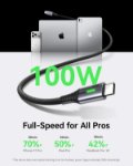 Picture of INIU USB C Cable, [2m] 100W Fast Charging USB C to USB C cable, Nylon Braided Phone Charger Type C Data Cord for iPhone 17 16 Pro Max, MacBook, iPad Air, Samsung S25 S24 Ultra, Google Pixel 9, Xiaomi