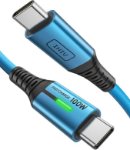 Picture of INIU USB C Cable, [2m] 100W Fast Charging USB C to USB C cable, Nylon Braided Phone Charger Type C Data Cord for iPhone 17 16 Pro Max, MacBook, iPad Air, Samsung S25 S24 Ultra, Google Pixel 9, Xiaomi