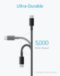 Picture of Anker USB C Charger Cable, 2-Pack 3 ft (0.9 m) USB to USB C Cable, USB A to USB C Braided Phone Charger Cable for iPhone 17/16/15, iPad Pro, Samsung Galaxy, MacBook Pro,and More