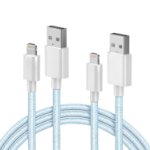 Picture of 2Pack 1.8M iPhone Charger Cable [Apple MFi Certified] Lightning to USB Cable Lead 6 Foot, 2.4A Fast Charging Cable for iPhone 14 13 12 11 Pro Max XS XR X 8 7 6 Plus 5, iPad and iPod